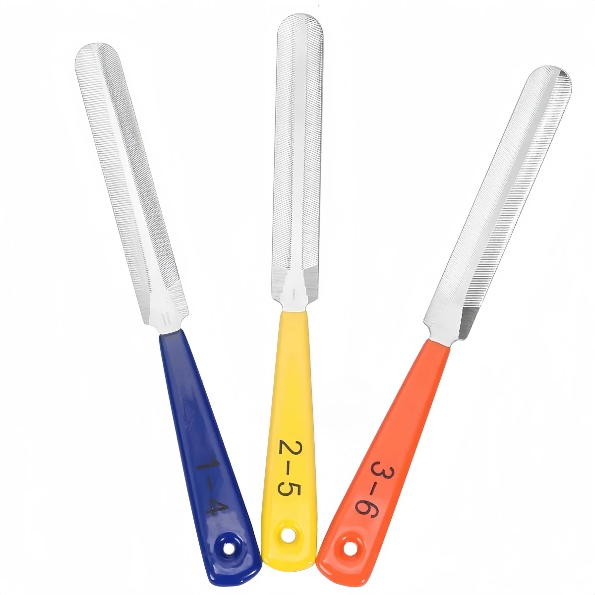 

Miwayer Fret Crowning File Set 3Pcs Guitar Nut Files, Double Edge Nut Slotting File Fret Crowning Files Luthier Tools for Guitar