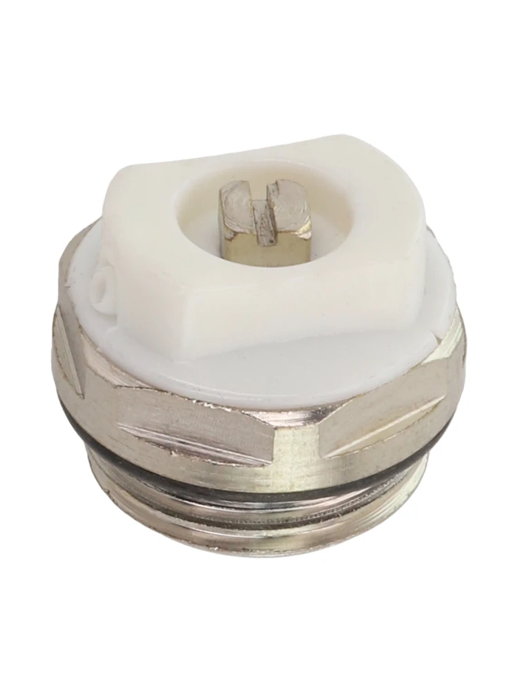 Chrome Finish Air Vent Radiator Valve Energy-saving Manual Directional Vent Reduce System Noise Home Heating Systems