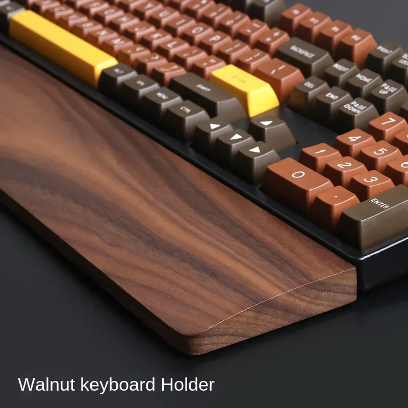 ESports-Ergonomic Wrist Cushion for Mechanical Keyboard,Walnut Wood Hand Support, Comfy Wrist Rest,Unique Mouse Pad,Stylish Supp