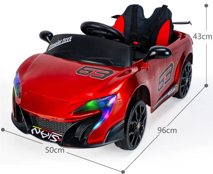 Two Drive Car Remote Control Electric Four-wheeled Electric Classic Ride On Cars For Kid Toy Vehicle