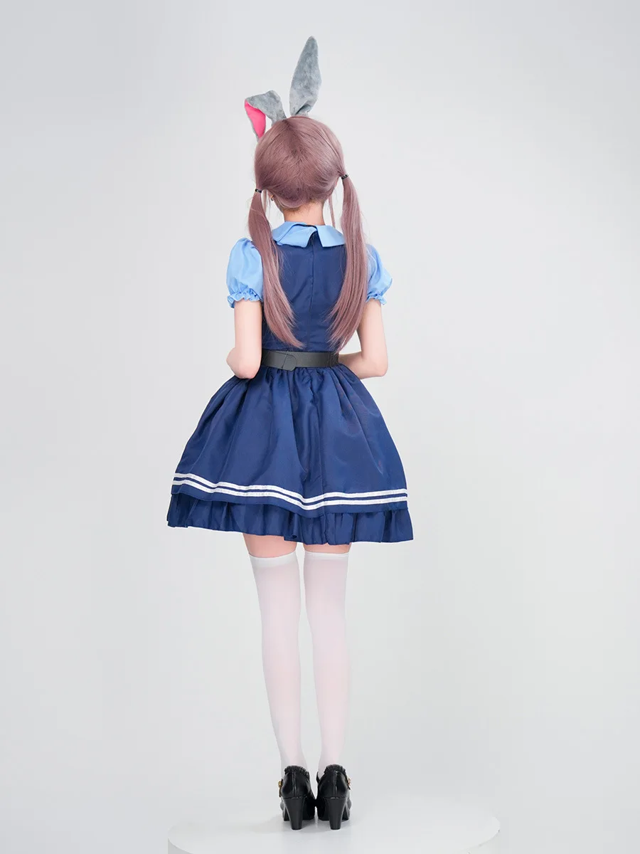 Zootopia Judy Rabbit Polizist Erwachsene Cosplay Kostüm Halloween Bühnenoutfit