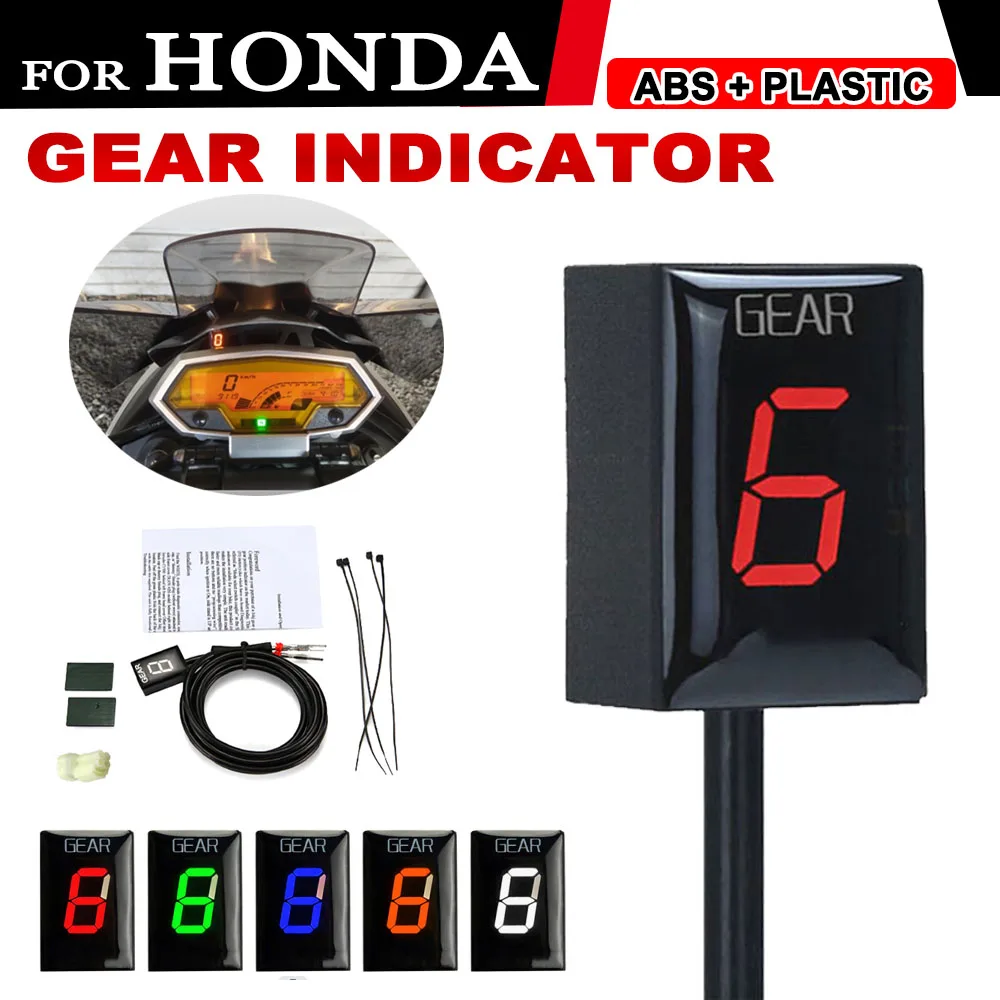 Motorcycle Gear Indicator Speed Display Meter For Honda CBR650 CB500X CB400SF CB650F CB1300 CBR600RR CB1000R Cb650r VFR800