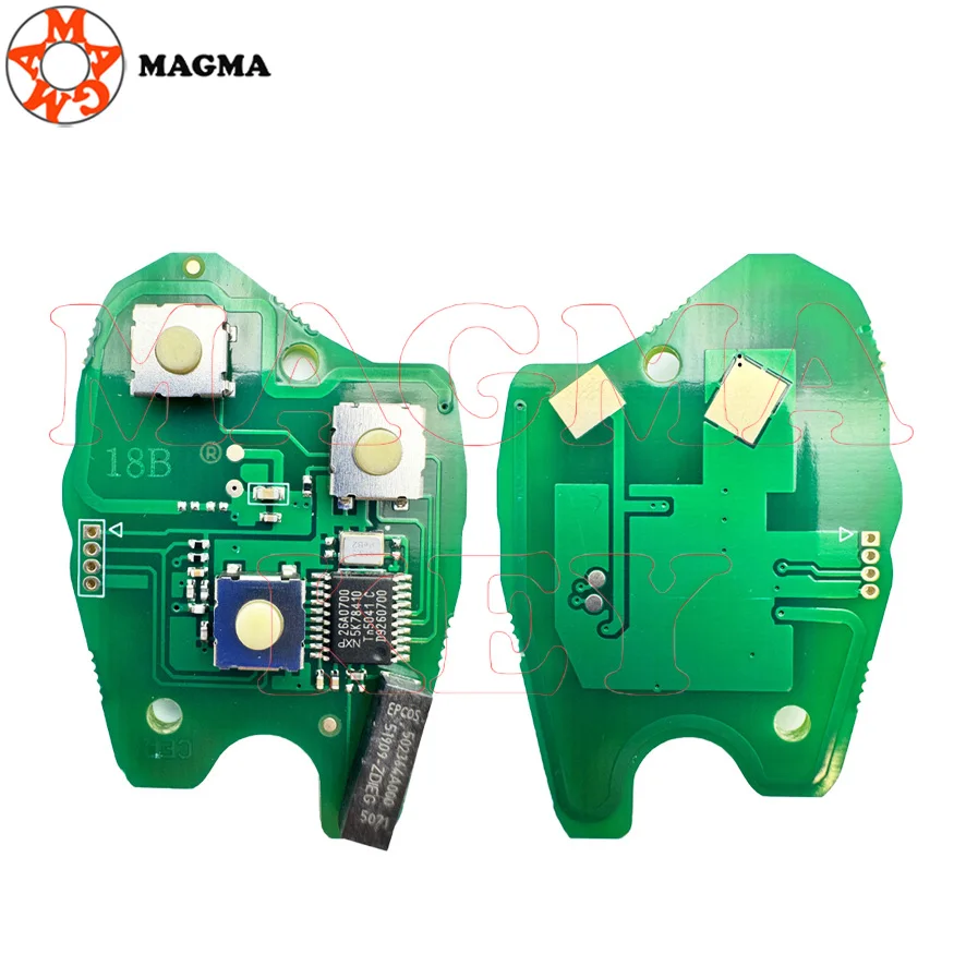 MAGMA 2/3 زر VAC102 مفتاح بعيد لرينو داستر مودوس كليو 3 توينجو داسيا لوجان سانديرو كانجو 433 ميجا هرتز PCF7946 PCF7947 رقاقة #2