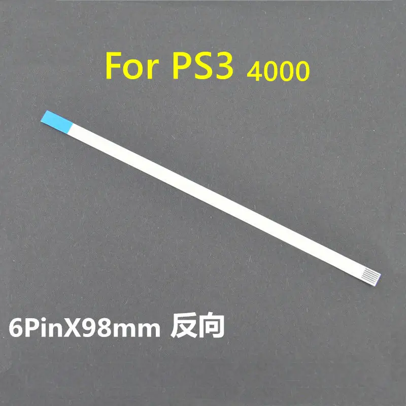 Aipinchun 5Pcs/Lot Compatible For Sony Playstation 3 Slim Controller PS3 4000 Model Power On Off Eject Cable Ribbon 6Pin