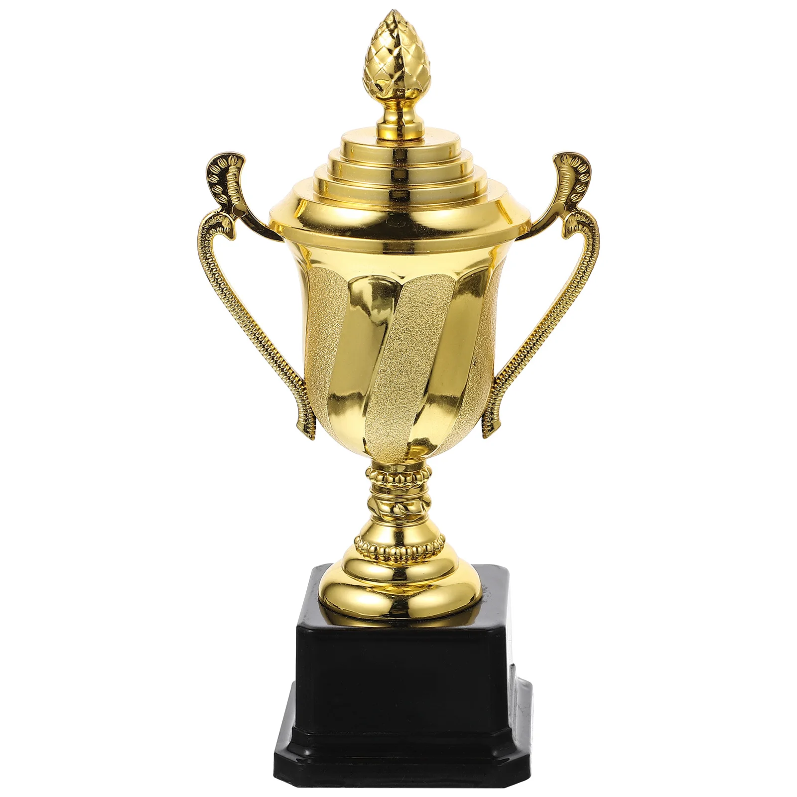 

Plastic Trophies for Kids 17 3cm Compact Award Toy Small Gold Trophies Kids Competition Sports Memorial Gifts