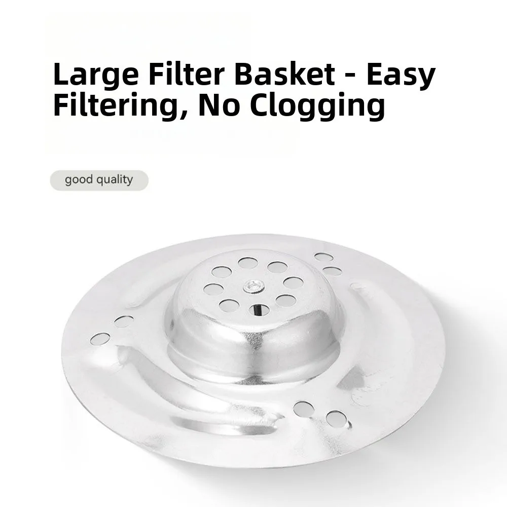 New Stainless Steel Vortex Floor Drain Mesh Preventing Blockage Sink Strainer Filter Drain Hole Filter Trap Kitchen