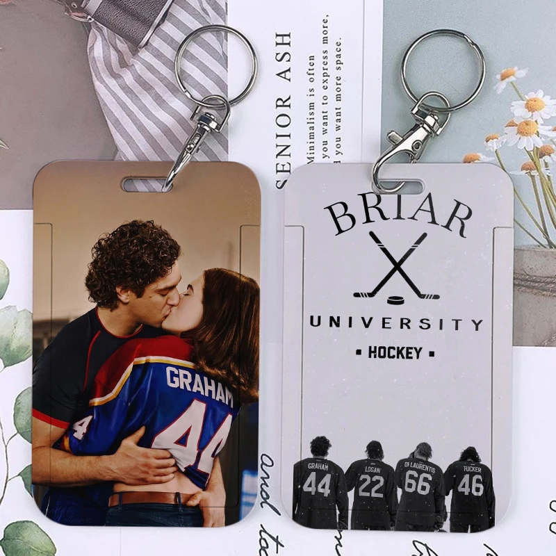 Off Campus Card Holder Keychains Holders Bank Bus ID Credit Cards Key Ring Chains