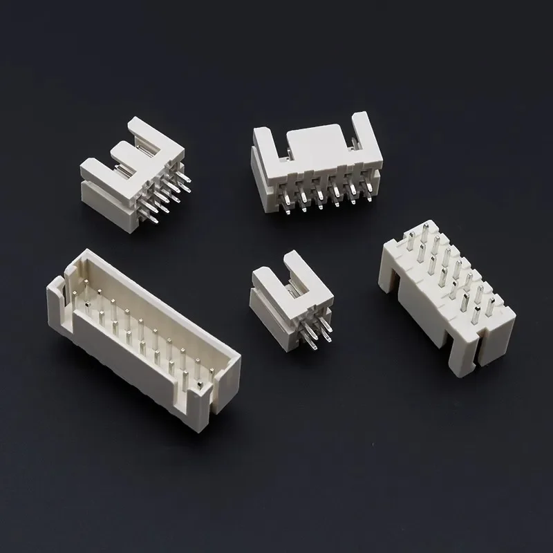 10pcs Xhd2.54mm Pitch Dual Row Df1b Straight Needle /curved Needle Socket Connector 2.5mm Socket 2x2p/3/4/5/6/7/8/10pin