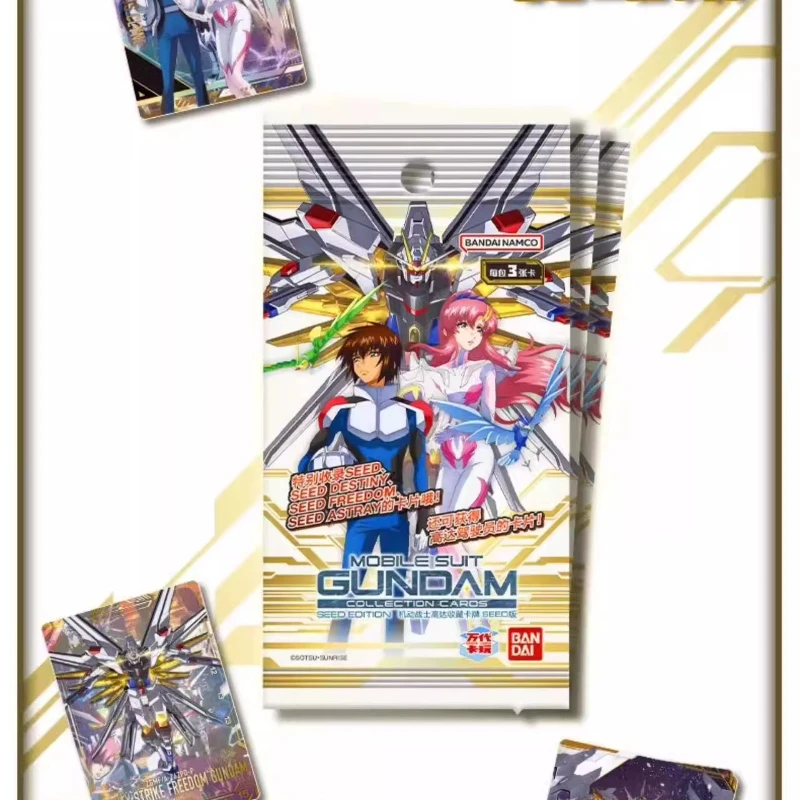 متوفر في المخزون بدلة متنقلة أصلية من Anime Bandai سلسلة بطاقات مجموعة Gundam SEED Kiralax Aslan