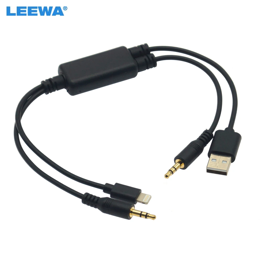 

LEEWA Car USB Cable AUX Connector Adapter I-Phone & I-Pod For BMW/Mini iDrive