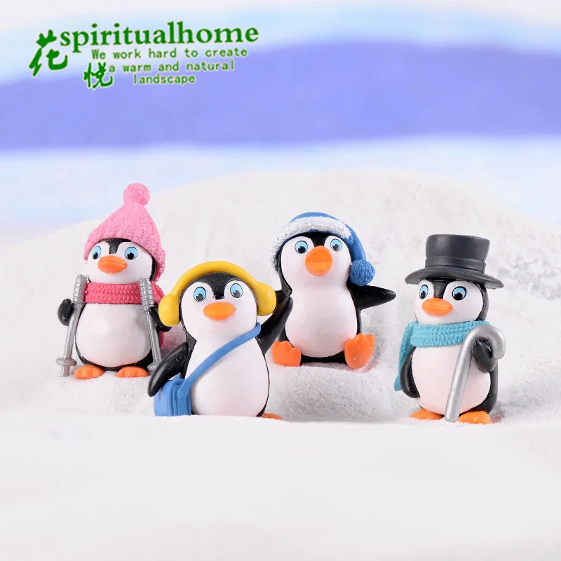 4 Pcs Set Wholesale Winter Penguin, Doll DIY Small Ornament, Multi-inner Ornament, Handicrafts