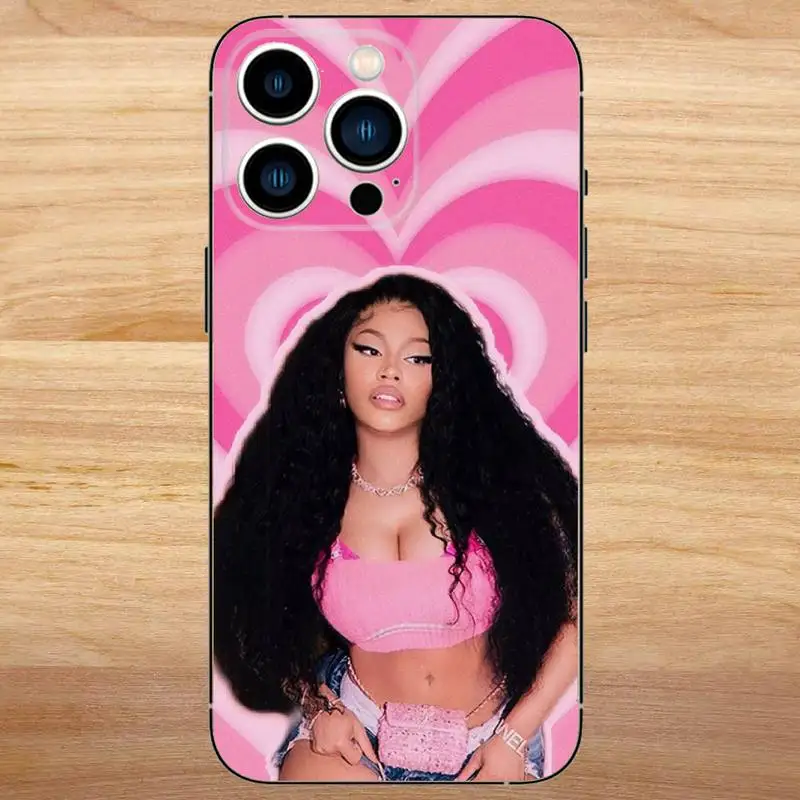 Hot Singer Nicki Minaj Telefoon Case Voor iPhone 15,14,13,12,11,Pro,Max,Plus,Mini,X,XS,XR,8,7,6,S,Plus,SE Zachte Zwarte Case