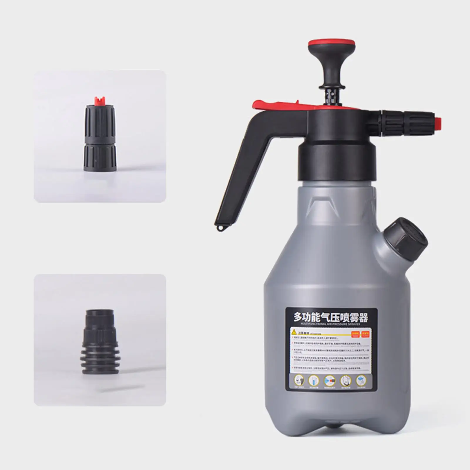 Hand Pressure Foam Sprayer Manual Pressure Sprayer 2L Bottle for Garden Watering Cleaning Wheels Exterior Car Wash Tools