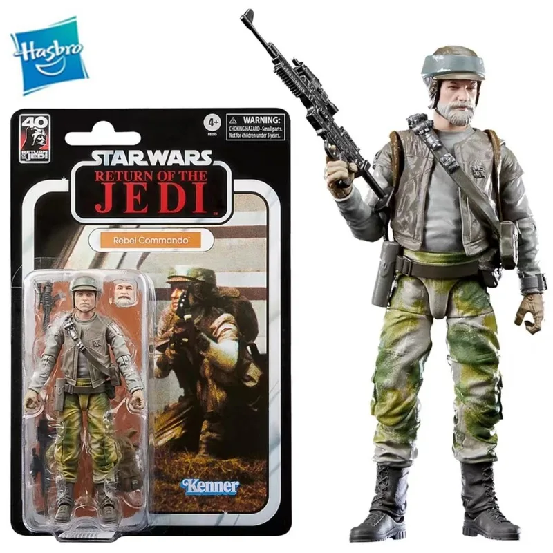 Hasbro Star Wars Black Series 6-inch 15cm Action Figure Resistance Assault Soldier Endor Original Anime Collection Toy Model