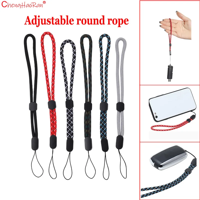 3pcs Adjustable Wrist Strap Hand Lanyard For Mobile Phone Accessorie micro Camera GoPro USB Flash Drives Keys ID Card