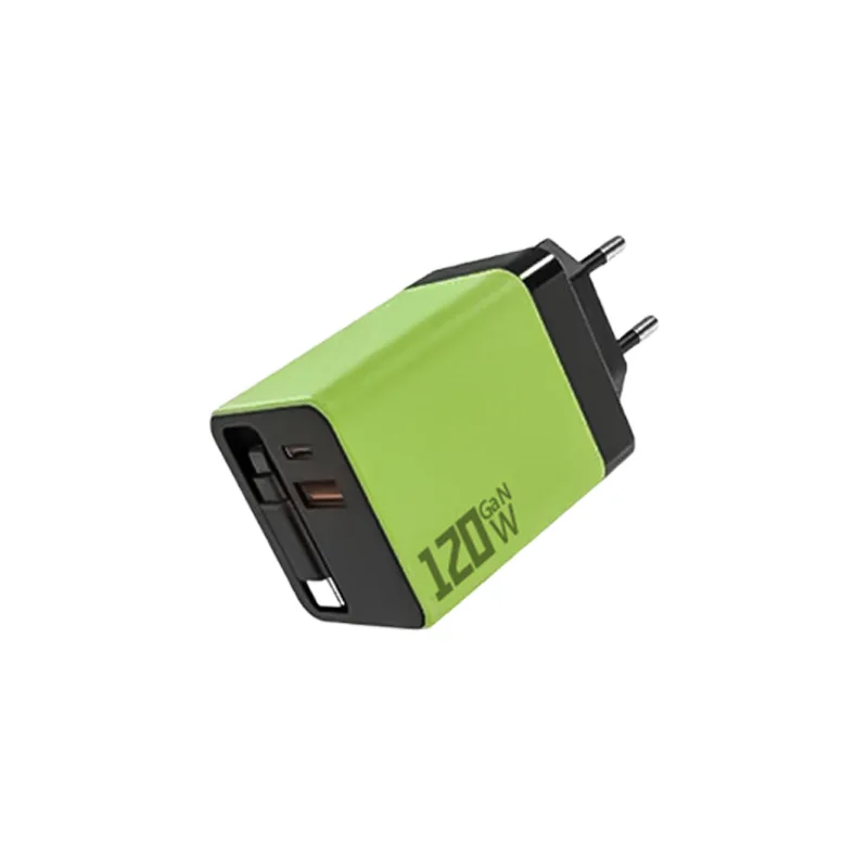 120W-Ladegerät mit Teleskop-Galliumnitrid-Schnellladekabel, Telefonladegerät-Adapter für Android und iPhone