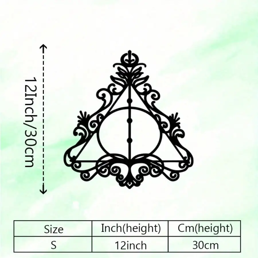 CIFBUY Vintage Iron Wall Decor Metal Mandala Geometric Art for Game Room Home Office Modern Hanging