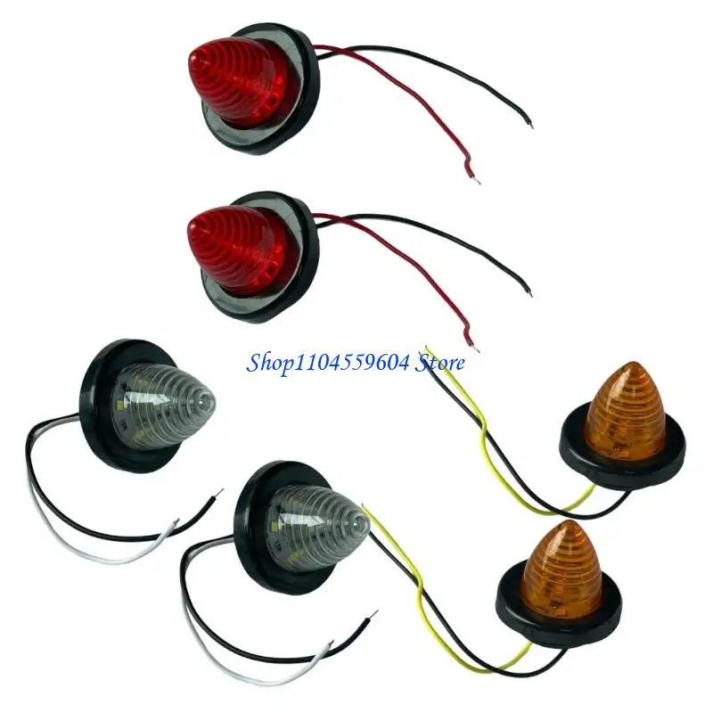 

12QM Smooth 6 LED Vehicle Tail Light Weatherproof Plastic Housing Low Energy Consumption