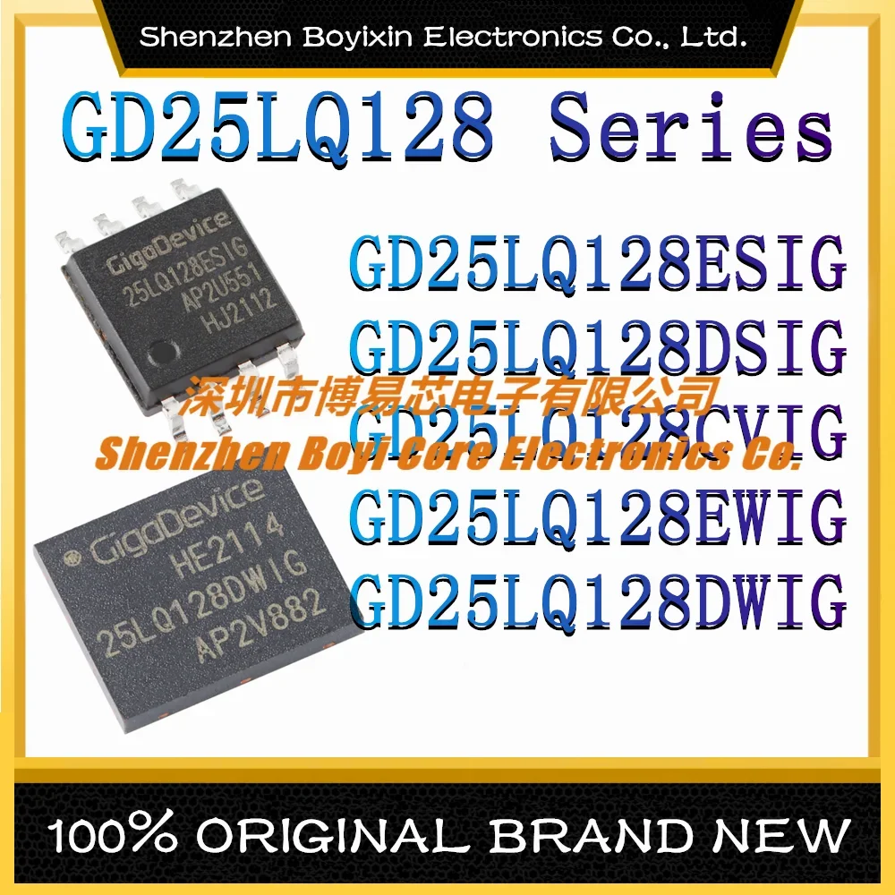 

GD25LQ128ESIG GD25LQ128DSIG GD25LQ128CVIG GD25LQ128EWIG GD25LQ128DWIG GD25LQ128 series NOR FLASH