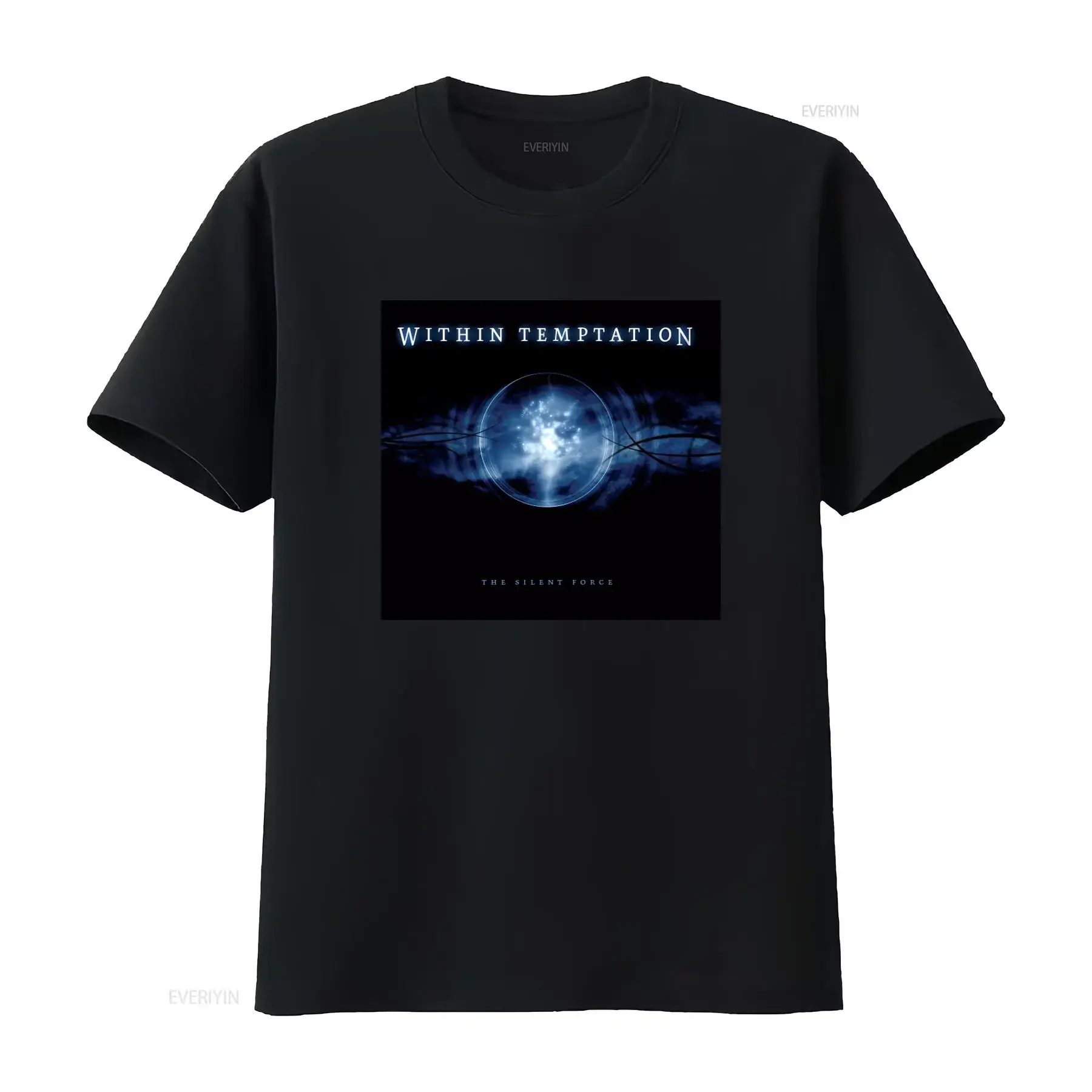 Within Temptation The Silent Force T Shirt for Men Stylish Band Merch vintage Washed Soft Slightly Top For Everyday Wear