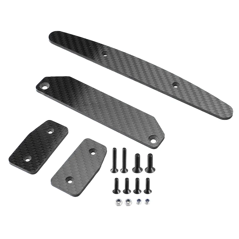 INFRACTION FELONY Carbon Fiber Chassis Armor Protection Skid Plate for 1/7 ARRMA RC Street Bash All-road Muscle Car