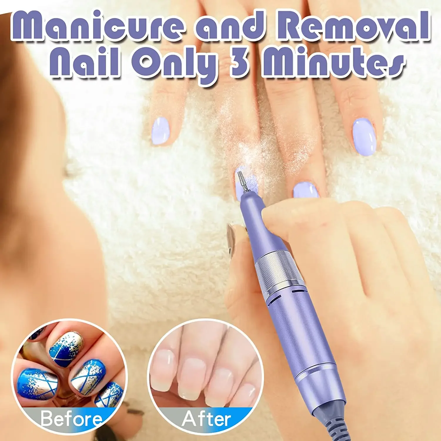 Professional Handpiece Manicure Machine Nail Pedicure Drill Machine