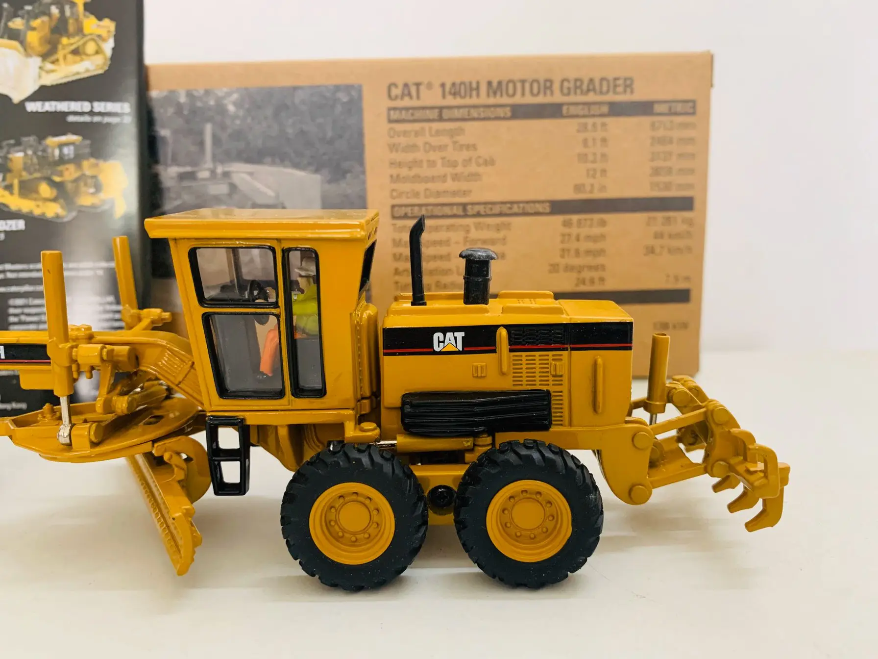 Dm 140h Motor grader Metall im antiken Maßstab von Diecast Masters 85030c Sammler modell neu in Box