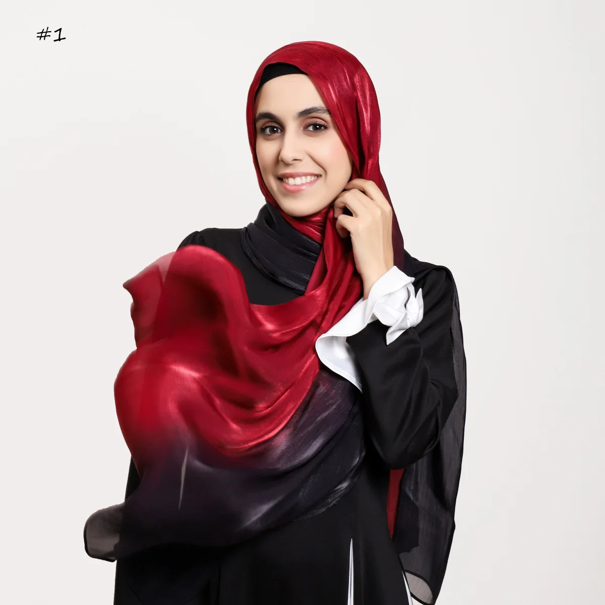 

180*70 см градиент цвета блестящий длинный шарф мусульманский хиджаб женский платок шали обертка тюрбан банданы Bufanda платок Turbante Mujer