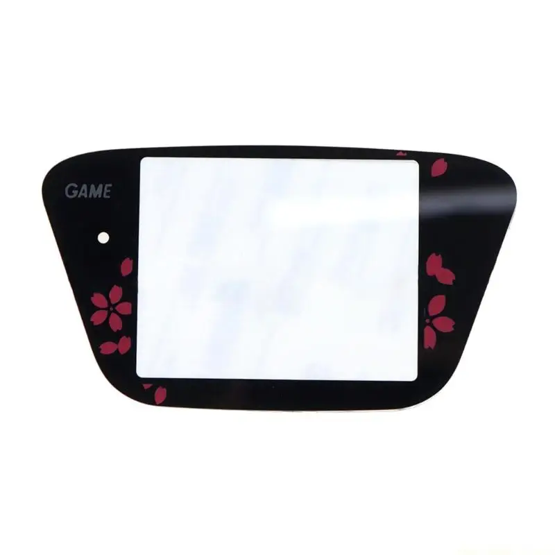 F62C Screen Lens Glass Cover with Petal Pattern Fit for Gear Console Replacement Scratchproof Lens Cover Screen Protector