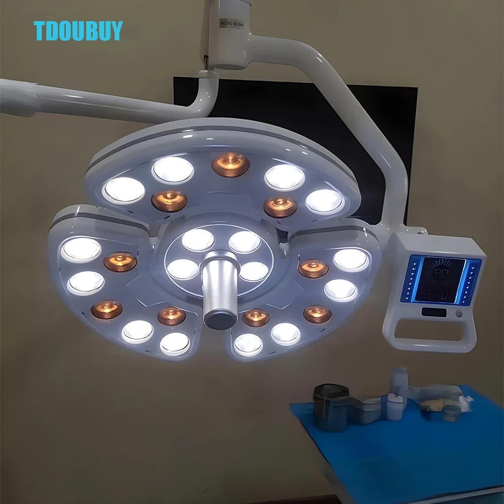 TDOUBUY-luz de iluminación LED táctil para silla Dental, lámpara médica sin sombras, 26 LED, CABEZA + brazo