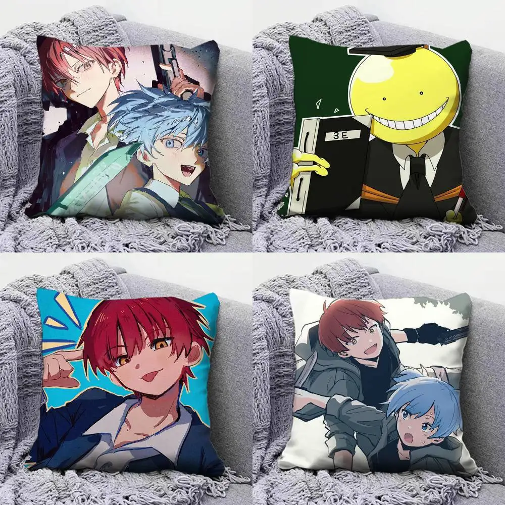 

Karma and Nagisa Assassination Classroom Koro Sensei Home Sofa Cushion Covers and Aecorative Custom Pillow Covers