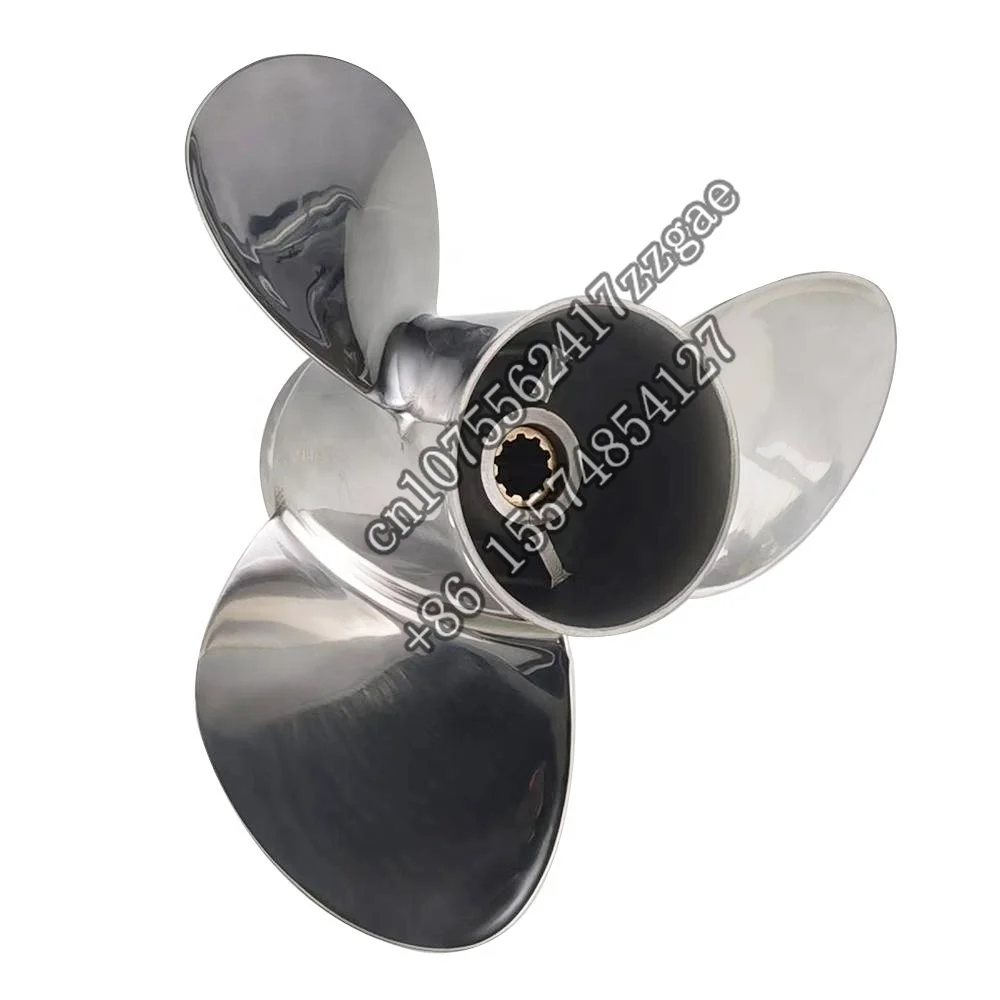 25-70HP 11.6X12 Boat Engine Marine Propeller  STAINLESS STEEL OUTBOARD