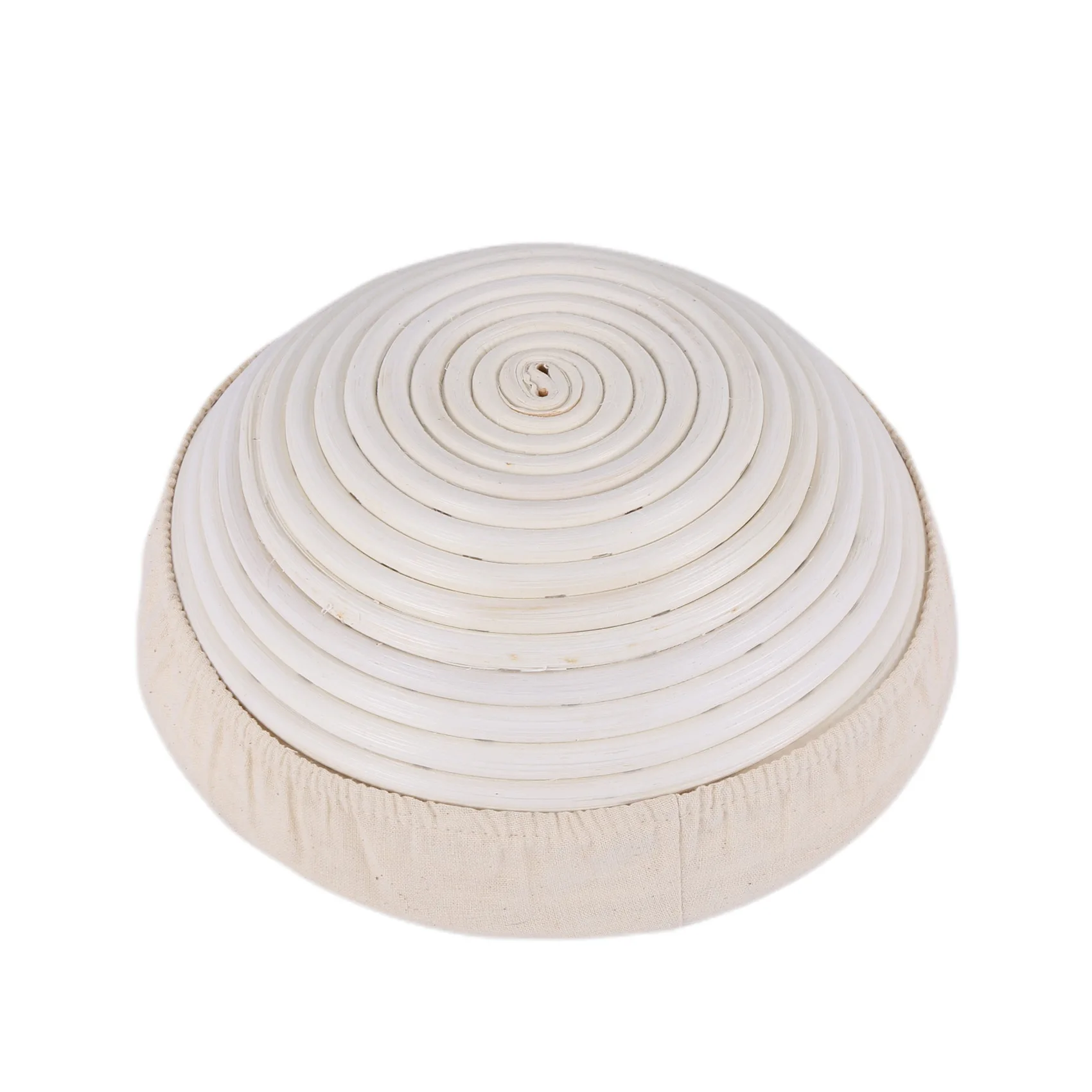 

B59A 9 Inch Bread Proofing Basket Set Sourdough Entry Basket + Dough Scraper + Linen LINER Cloth For Dough Shape Baked Bread