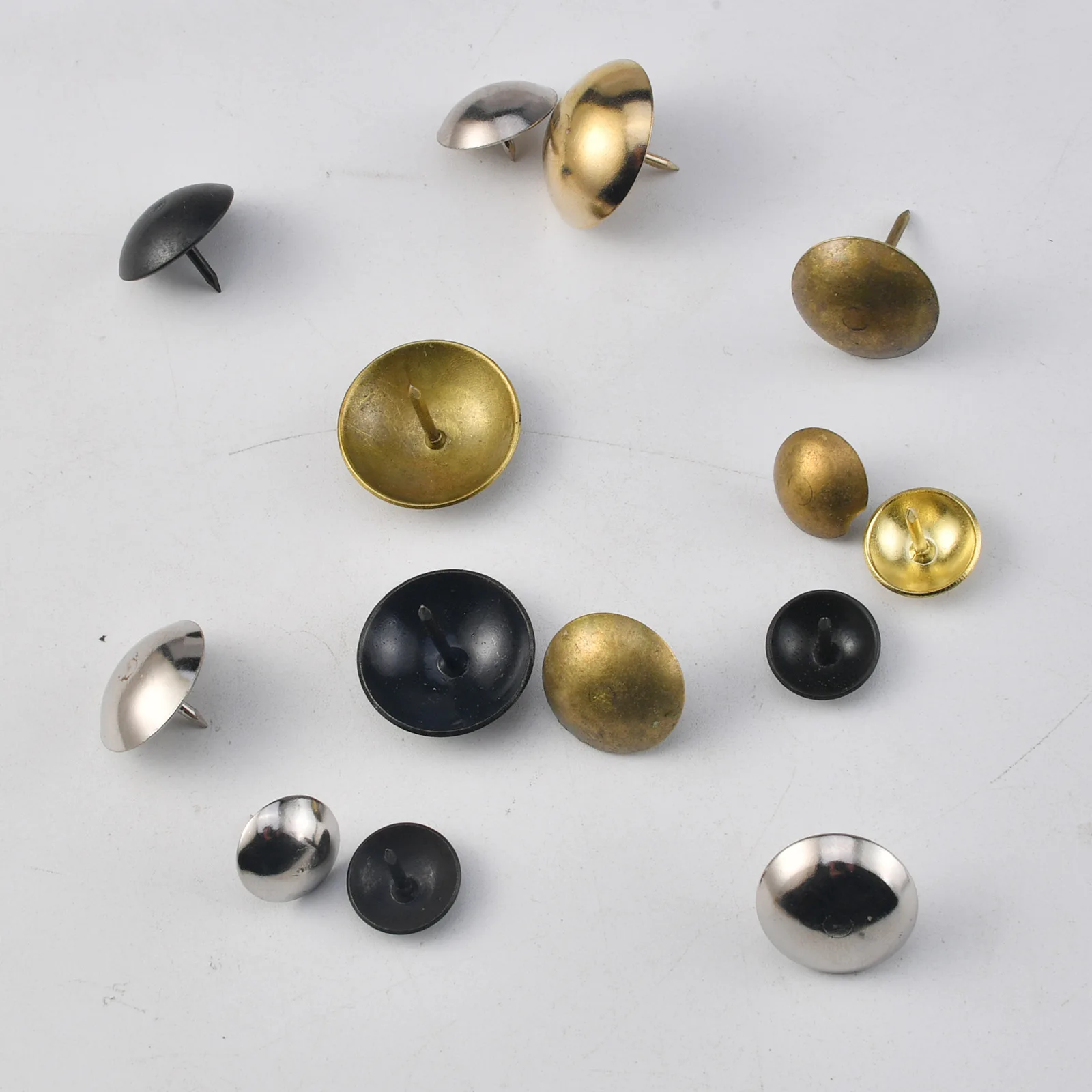 25/30/40/45mm antique bubble Nickel-plated  Tip bubble Door nails Sofa Push  Big head nails Press na