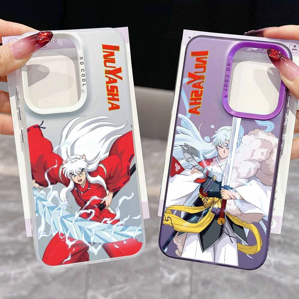 Handsome Inuyasha Sesshoumaru For Samsung Galaxy S26 S25 Edge S24 S23 S22 S21 FE Ultra Plus Colorful Cover Funda Soft Phone Case