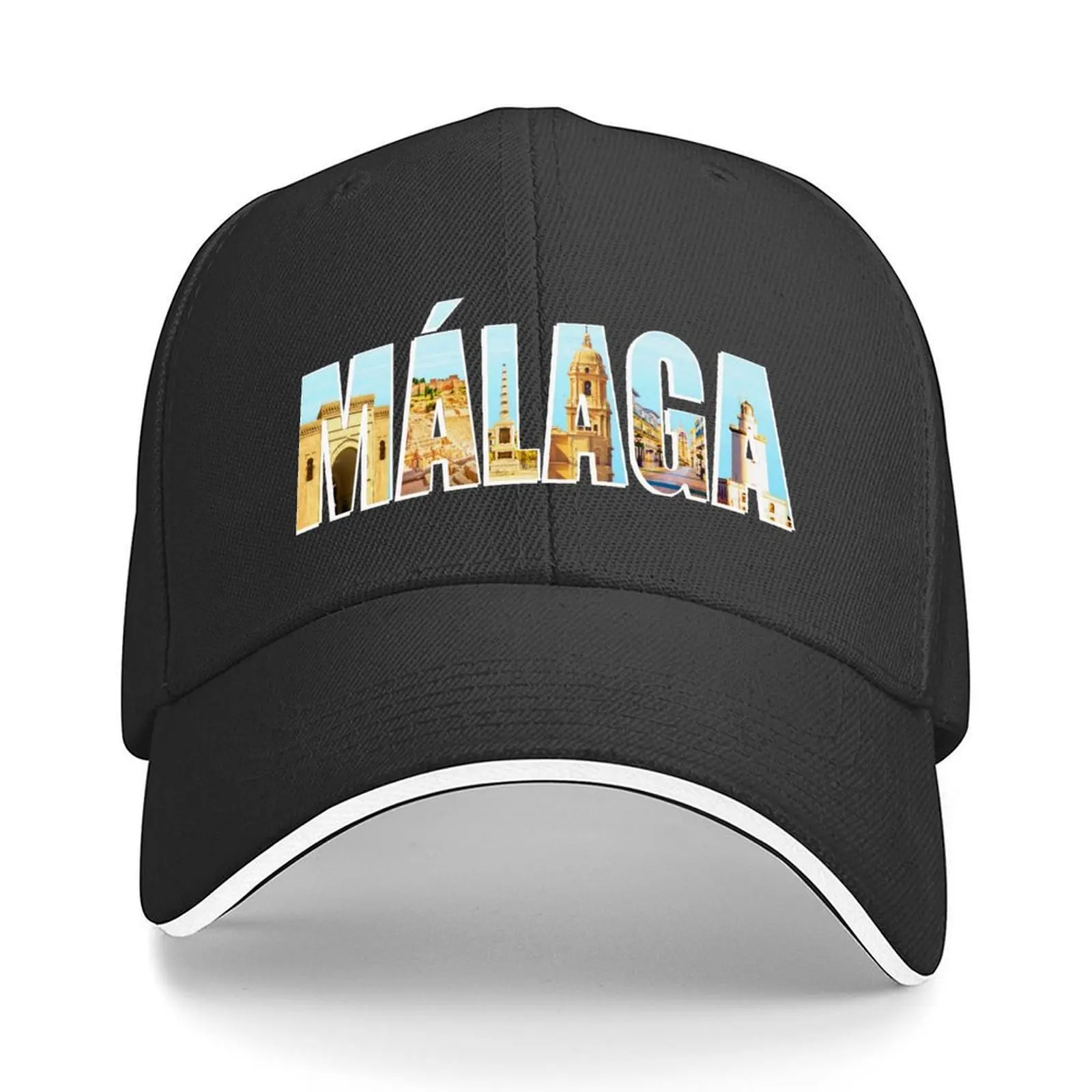 

Malaga, Souvenir Baseball Cap Anime fun hats party Hat funny hat Women Caps Men's
