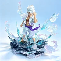 Bandai Official Licensed One Piece Monkey D Luffy Gear 5 Nika Action Figure, Large Scene Anime Figurine Home Decor Collectible 4