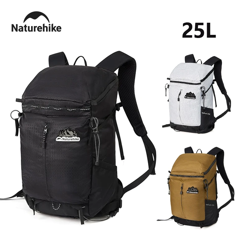 

Рюкзак Naturehike для мужчин и женщин, 25 л, 30 л, большая вместительная сумка на плечо, портативная легкая водонепроницаемая сумка для альпинизма и пешего туризма
