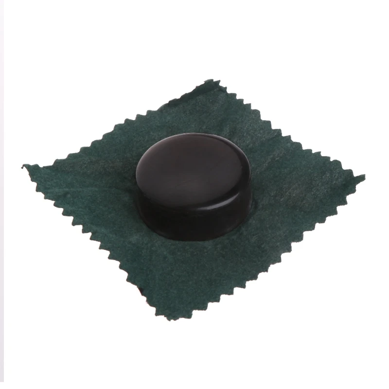 Smooth Black Color Rosin Resin Colophony Low Dust Handmade Rounded with Plastic for Case Violin Viola Cello Bowed String