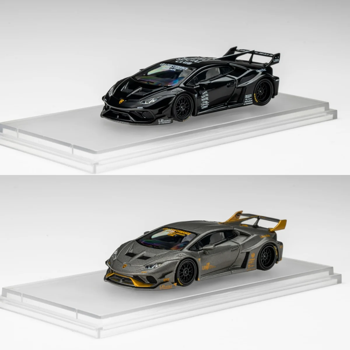 King Model 1:64 Lamborghini Huracan Openable Alloy Diecast Model Car Collectible Gift Static Display