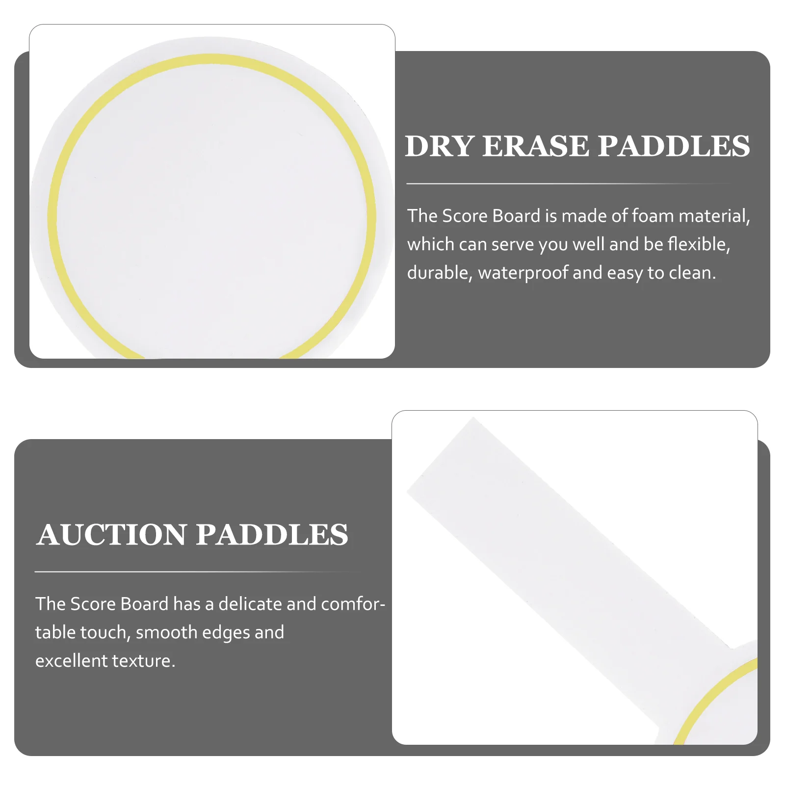 6 Pcs Score Board Practical White Boards Dry Erase Mini Whiteboards Scoring Handheld Student