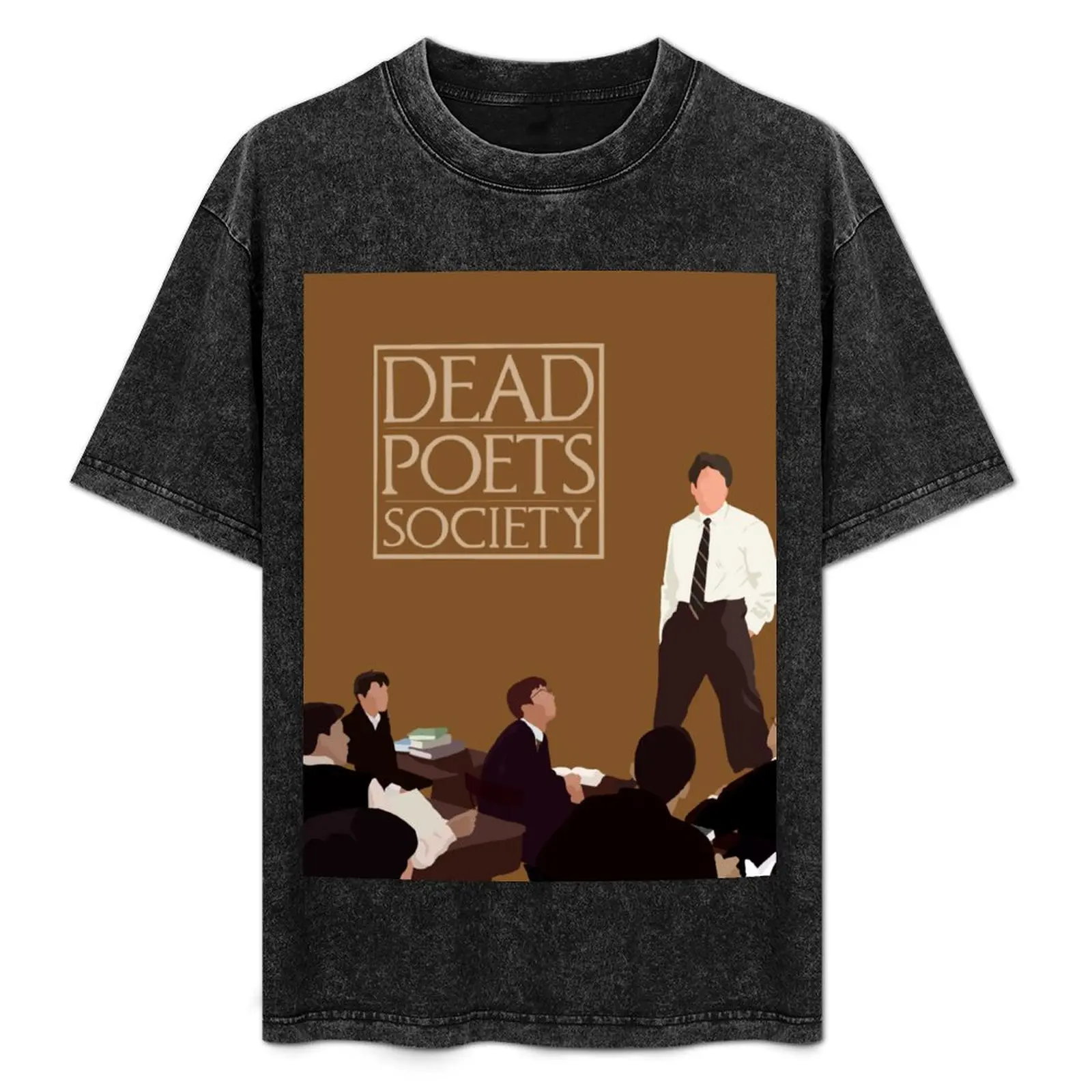 

Dead Poets Society Minimalist Poster T-Shirt affliction shirts oversized graphic tee clothes designer shirts mens clothes
