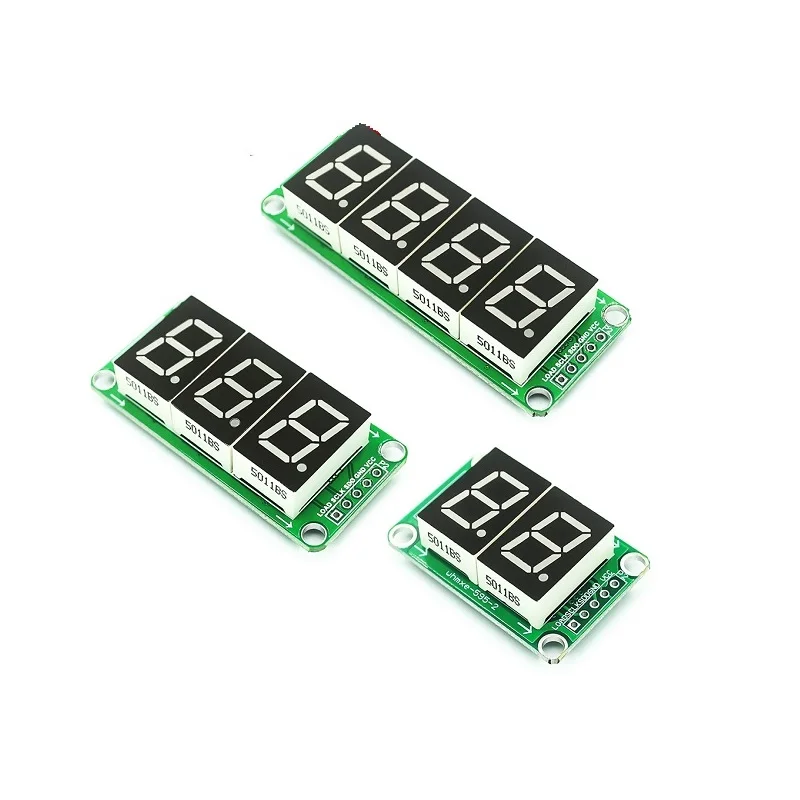 74HC595 Static Drive Nixie Tube Display Module Can Be Seamlessly Connected In Series With 0.5 Inch 2/3/4 Bit High Bright Red