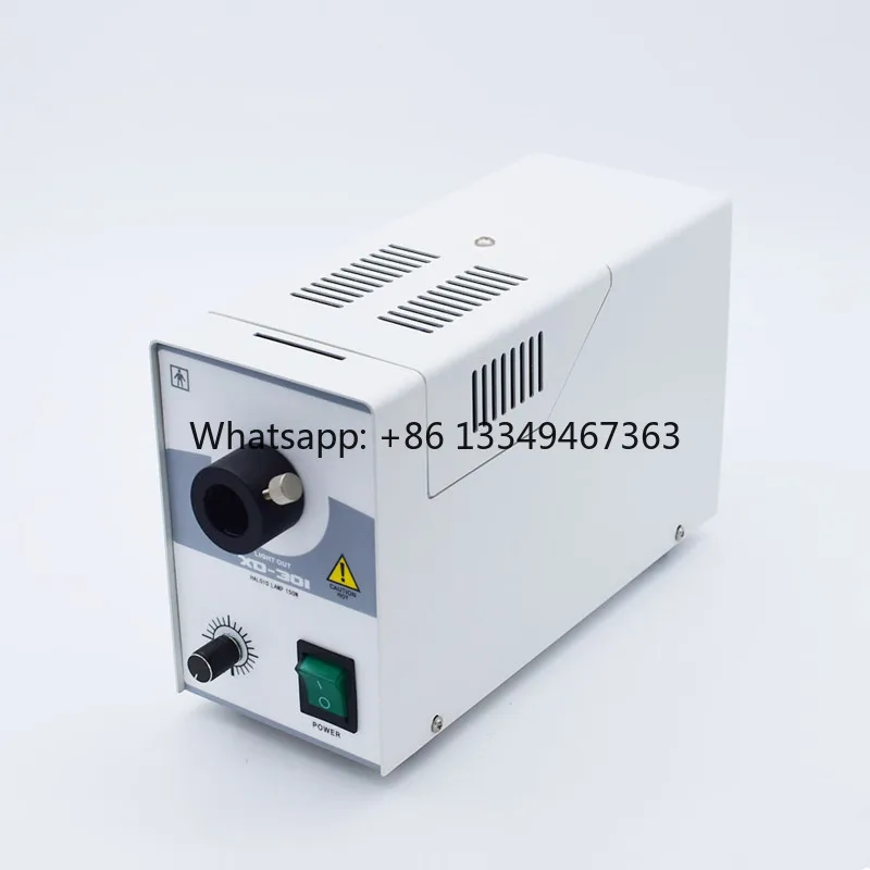 Cold Light Source Operation Examination LED Lamp Fiber Optic Microscope 150W Single Hole Halogeon