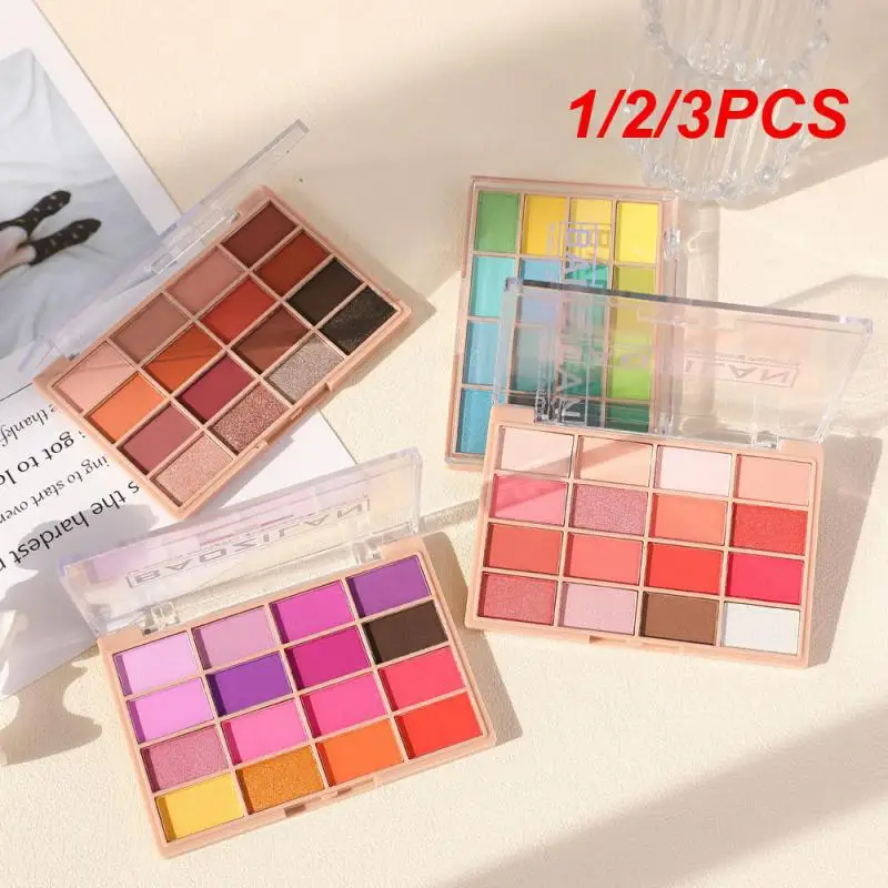 

1/2/3PCS Multi Color Eye Shado Waterproof And Sweatproof Nature Matte Eyeshadow Palette Eye Makeup Everyday Eyeshadow Palette