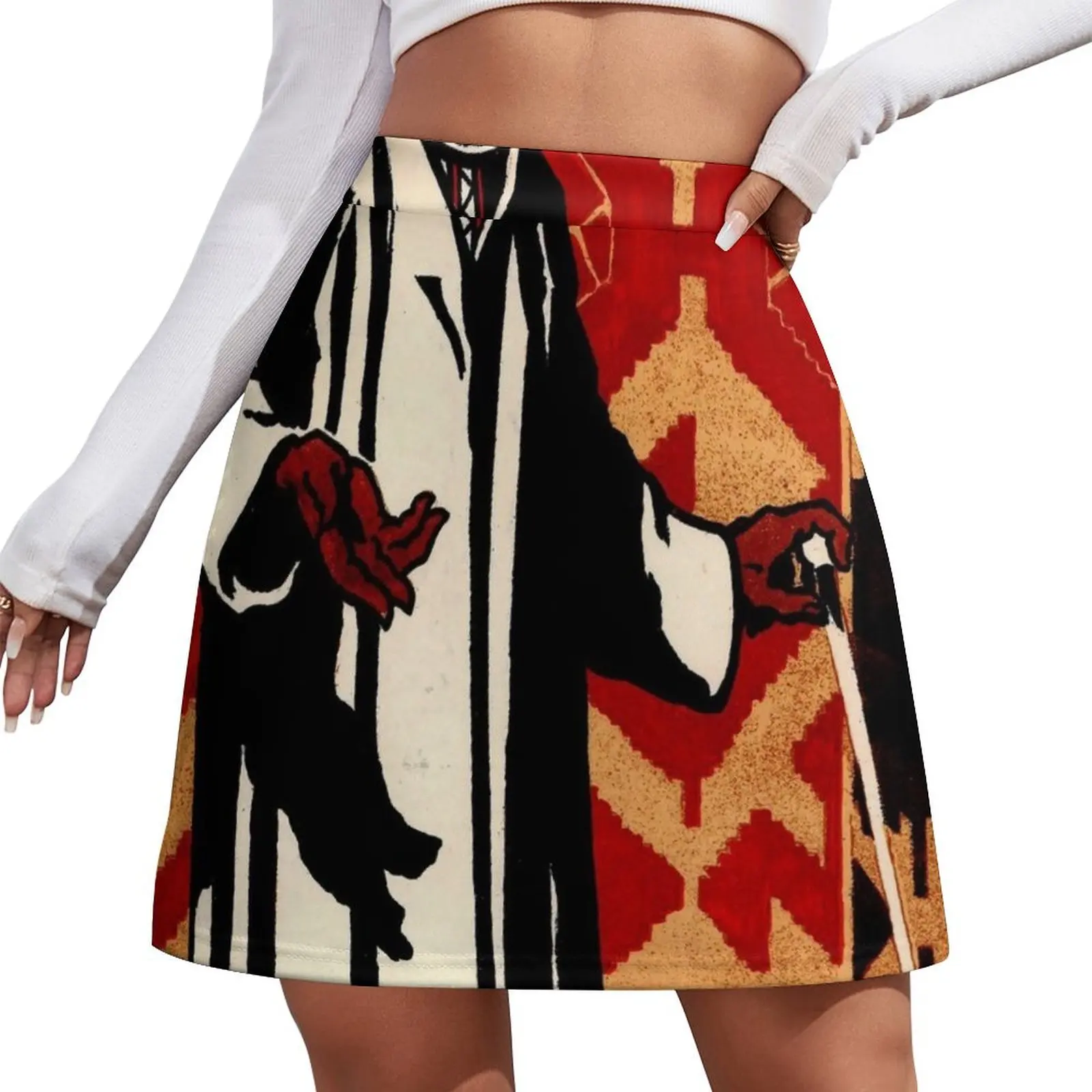 

retro les tapis schuster Mini Skirt 90s aesthetic korean style Mini Skirt