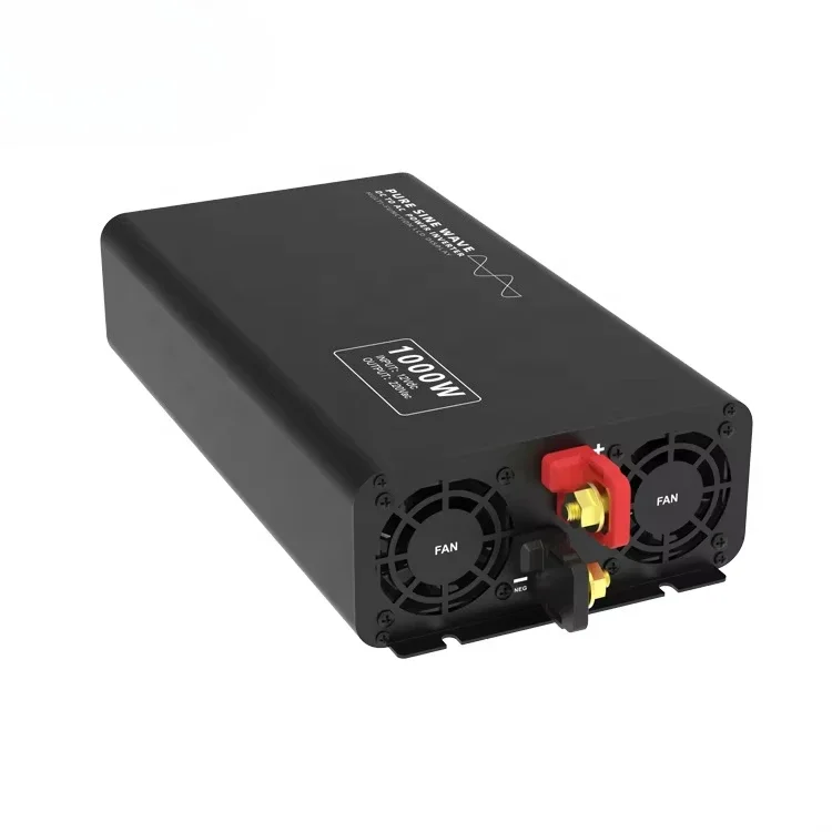 12V/24V/48V to 220V/230V/240V 50Hz/60Hz 1000w DC to AC Pure Sine Wave Power Inverter