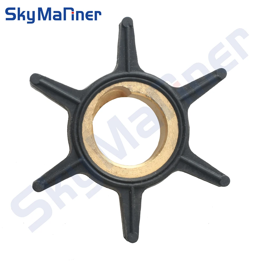 Marine Engine Water Pump impeller  0395289 with Key  Johnson Evinrude 20 25 28 30 35 HP 2T 395289 Outboard Engine 18-3401