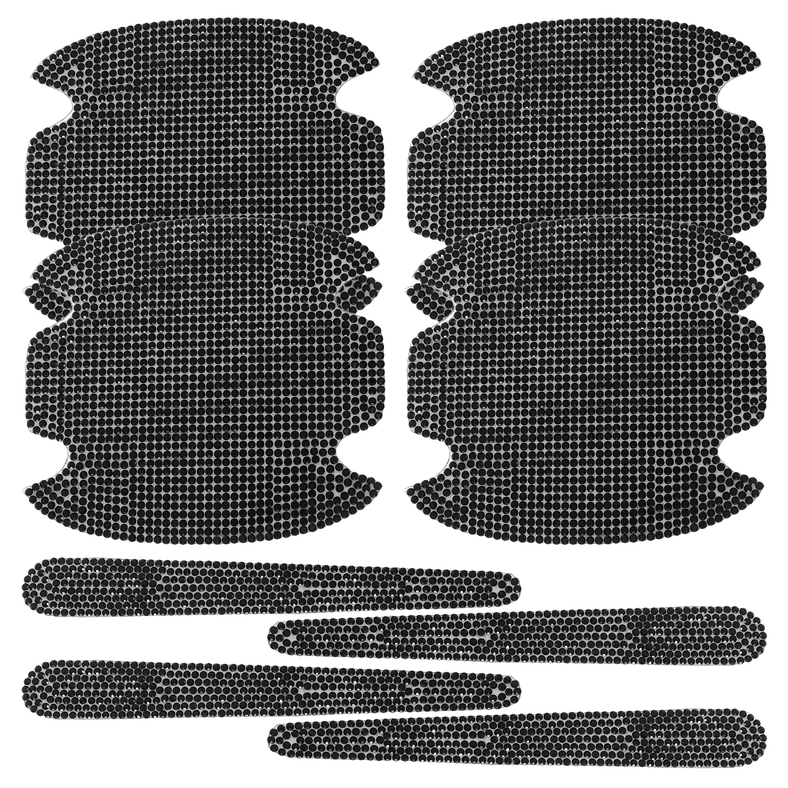 

8pcs Handle Protector Set Rhinestone Scratch Resistant Handle For Vehicles Door Bowl Stickers Bling Car Accessories Anti Scratch