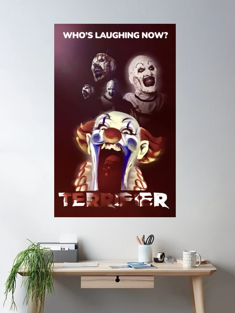 

2016 Terrifier Movie Canvas POSTER ,Home Decor Wall art painting